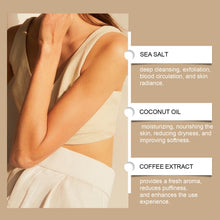 Load image into Gallery viewer, Coconut Coffee Body Scrub Cream Mild Exfoliating Dead Skin Moisturizing