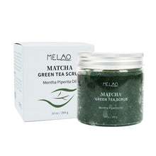 Load image into Gallery viewer, Green Tea Facial Scrub Exfoliating Sea Salt