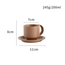 Load image into Gallery viewer, Velvet Ceramic Coffee Mug With Tray
