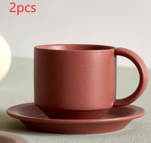 Load image into Gallery viewer, Velvet Ceramic Coffee Mug With Tray
